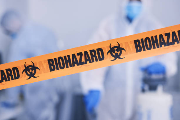 Professional Infectious Disease Decontamination technician working in Lena, IL